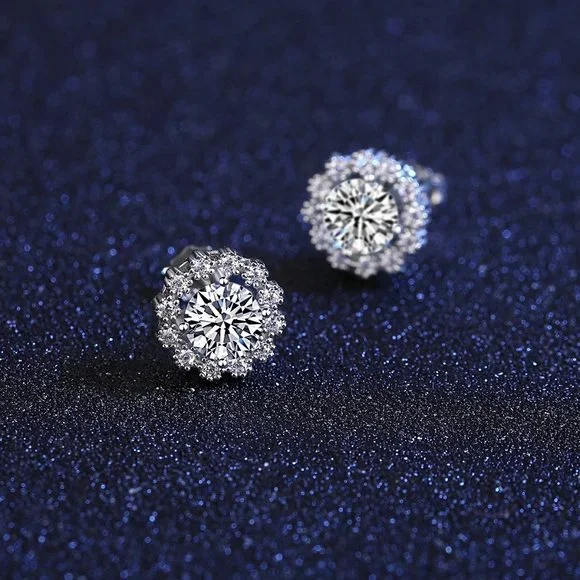 1ct. t.w. Diamond Stud Earrings - Picture 3 of 14
